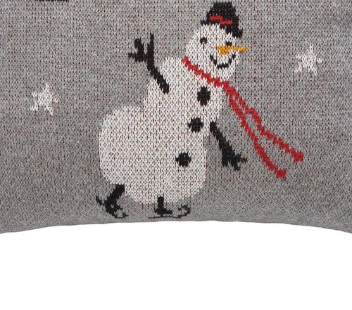 C & F Home C&f Home Snowman Christmas Throw Pillow, 12" X 12" In Gray