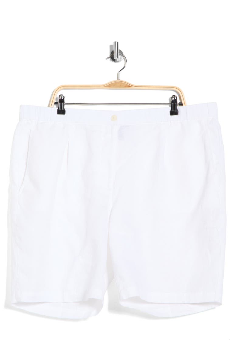 Eileen Fisher Organic Linen Shorts, Main, color, White
