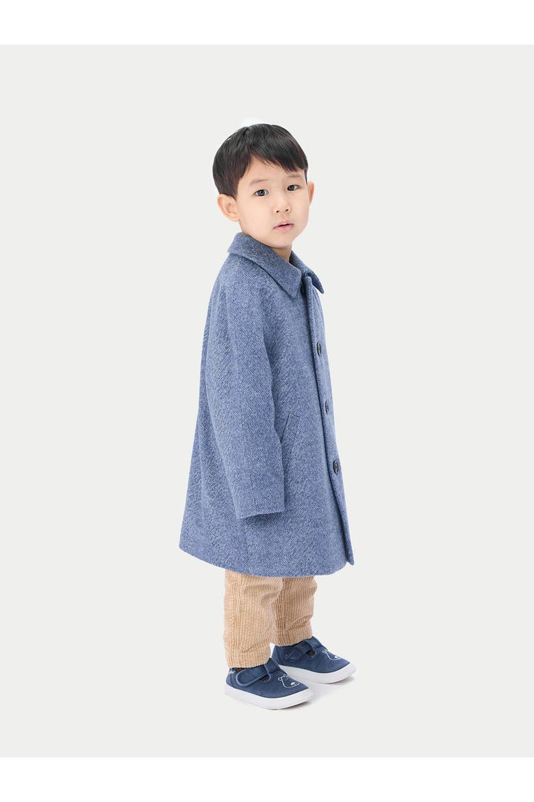 Kids Cashmere Sewn Coat, Alternate, color, english manor