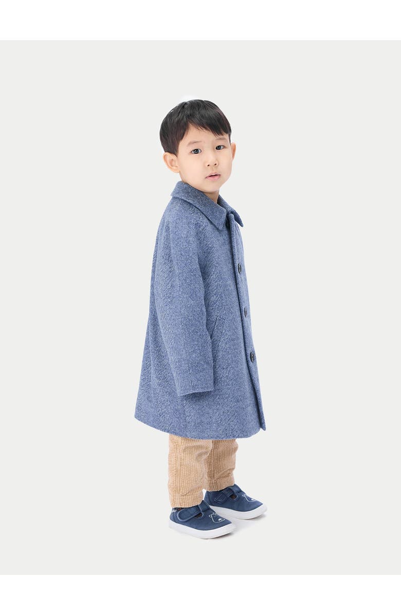 GOBI Mongolian Cashmere Kids Cashmere Sewn Coat, Alternate, color, English Manor