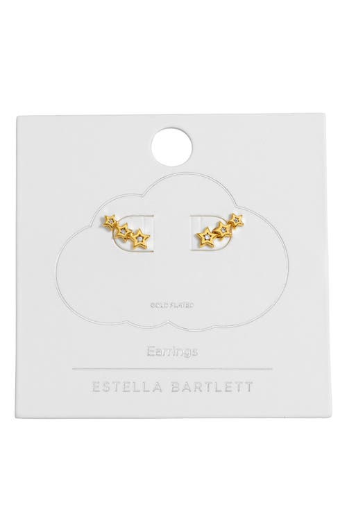 Estella Bartlett Cubic Zirconia Star Ear Crawler Earrings