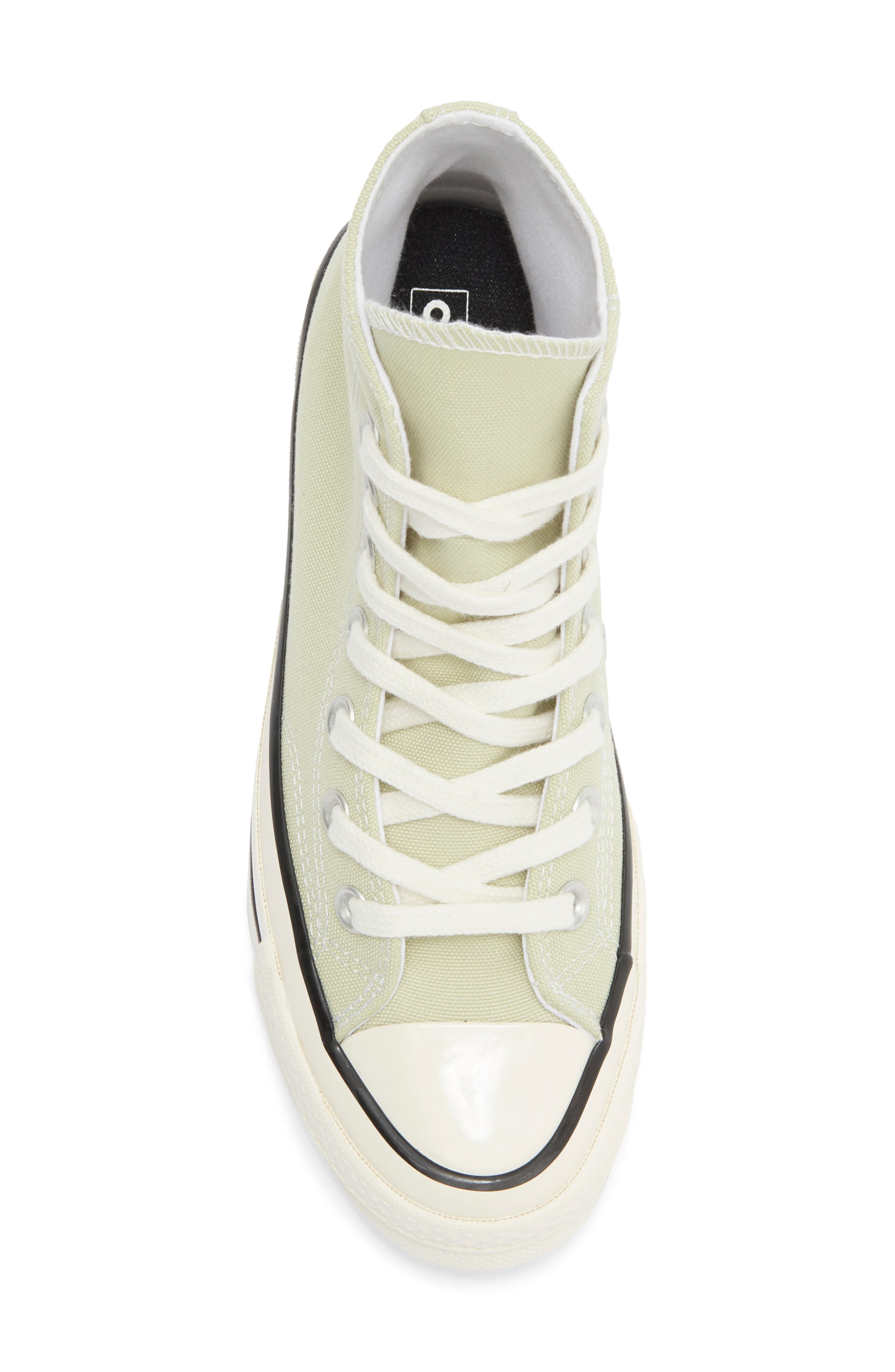 Converse Kids' Chuck Taylor All Star 70 High Top Sneaker, Alternate, color, Olive Aura/ Egret/ Black