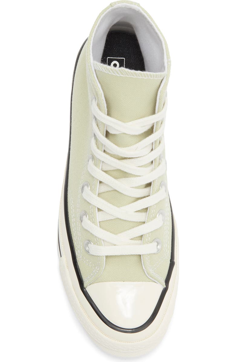 Converse Kids' Chuck Taylor All Star 70 High Top Sneaker, Alternate, color, Olive Aura/ Egret/ Black