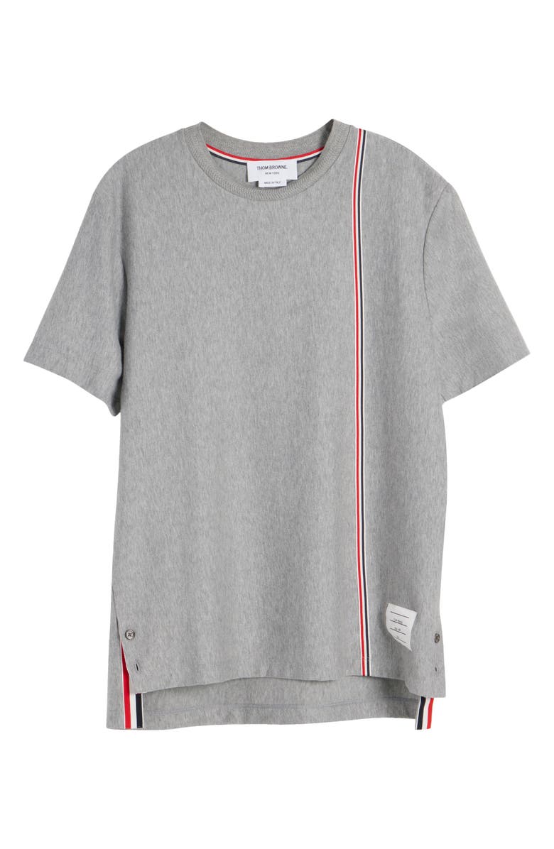 Thom Browne Stripe Cotton Jersey T-Shirt, Alternate, color, 