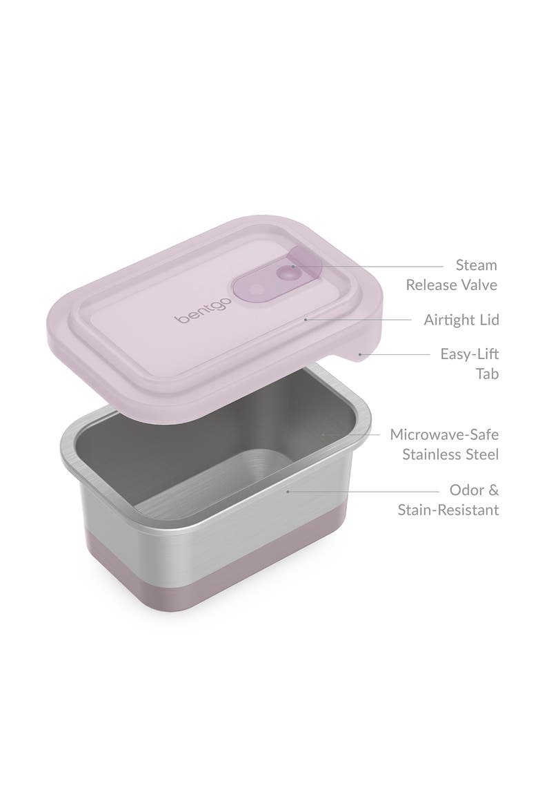 MicroSteel Heat & Eat Container - Lunch Size 3 Cups - Dusk, Alternate, color, DUSK