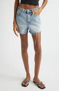 Alexander Wang Crystal Belt Loop Relaxed Fit Cutoffs
