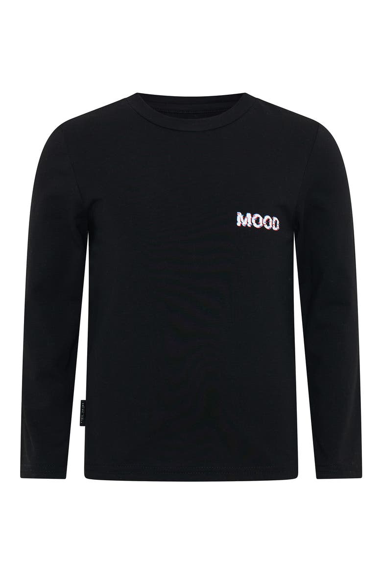 Mood Long Sleeve Graphic T-Shirt, Main, color, BLACK