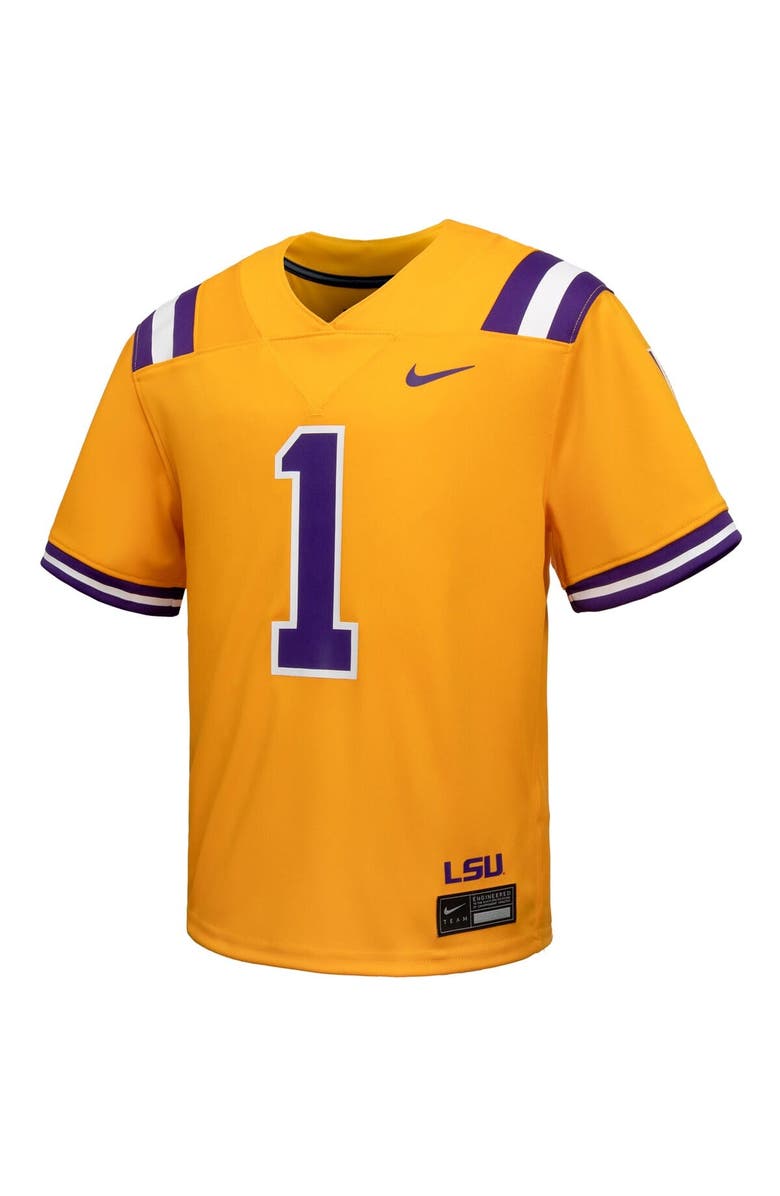 Nike Toddler Nike #1 Gold LSU Tigers Alternate Untouchable Jersey, Alternate, color, Gold