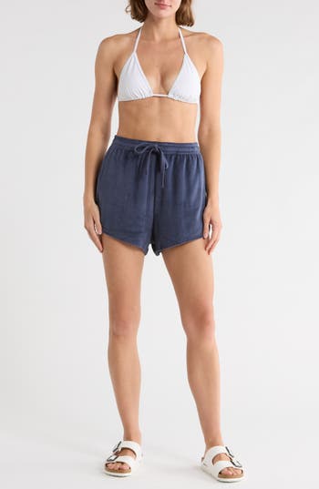 Vitamin A ® Mari Cover-up Shorts In Blue