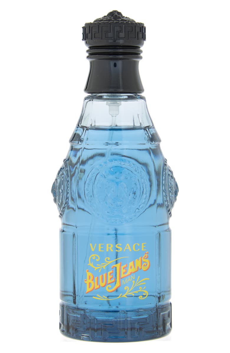 Versace Blue Jeans Eau de Toilette Spray, Main, color, 