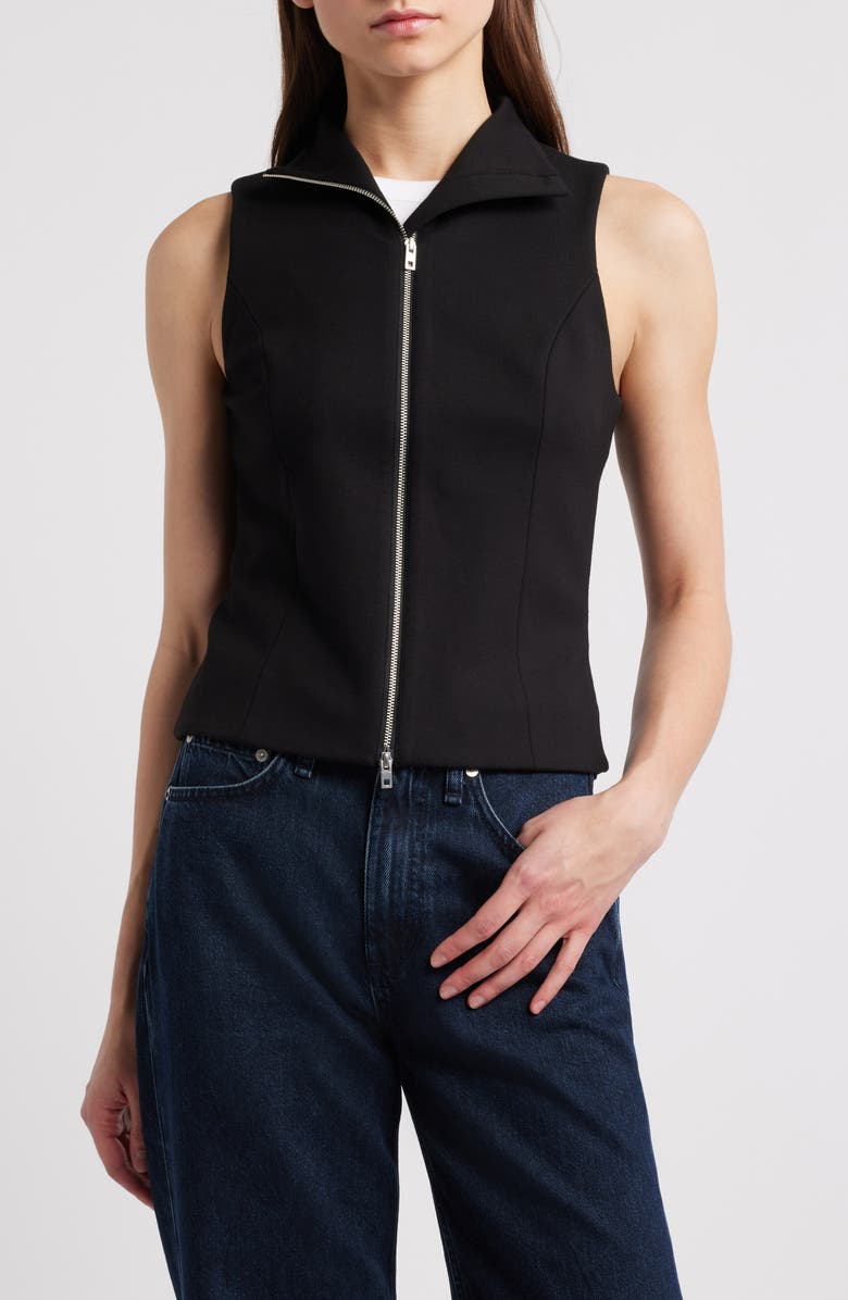 rag & bone Irina Zip Front Vest, Alternate, color,