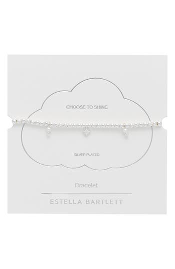 Estella Bartlett Faux Pearl & Star Bracelet