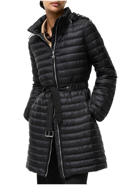 Nylon Amberley Puffer Coat