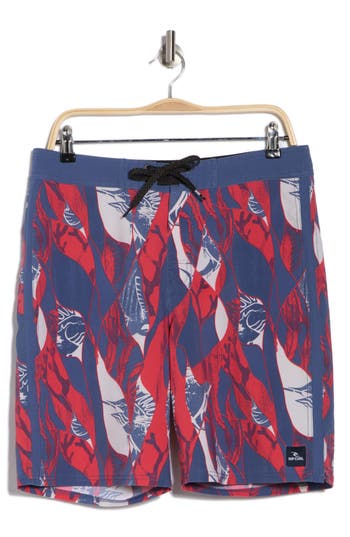 Rip Curl Mirage Rod Lord Swim Trunks In Washed Navy
