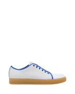 Lanvin Dbb1 Leather And Suede Sneakers