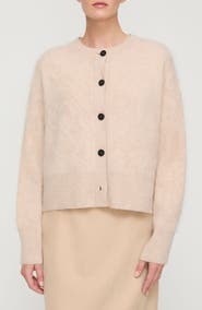Lafayette 148 New York Brushed Cashmere Cardigan