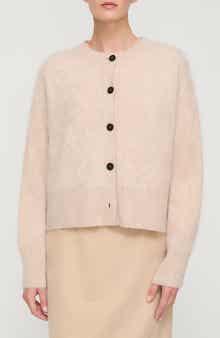 Brushed Cashmere Cardigan