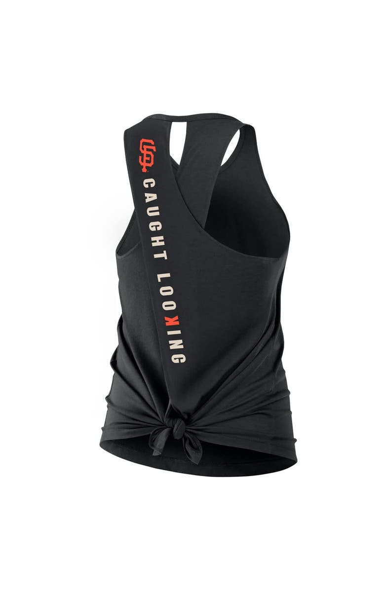 Nike Women's Nike Black San Francisco Giants Crisscross Performance Tank Top, Alternate, color, Black