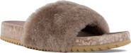 FLEKS San Ysidro Genuine Shearling Slide Sandal