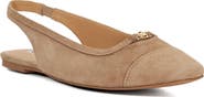 Dune London Hanna Slingback Cap Toe Flat