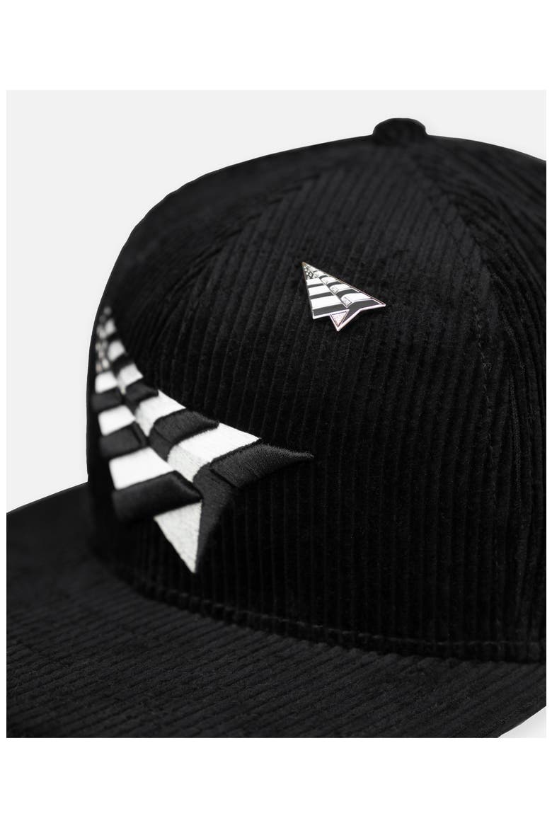 The Original Crown 9FIFTY Corduroy Snapback Cap, Alternate, color, BLACK