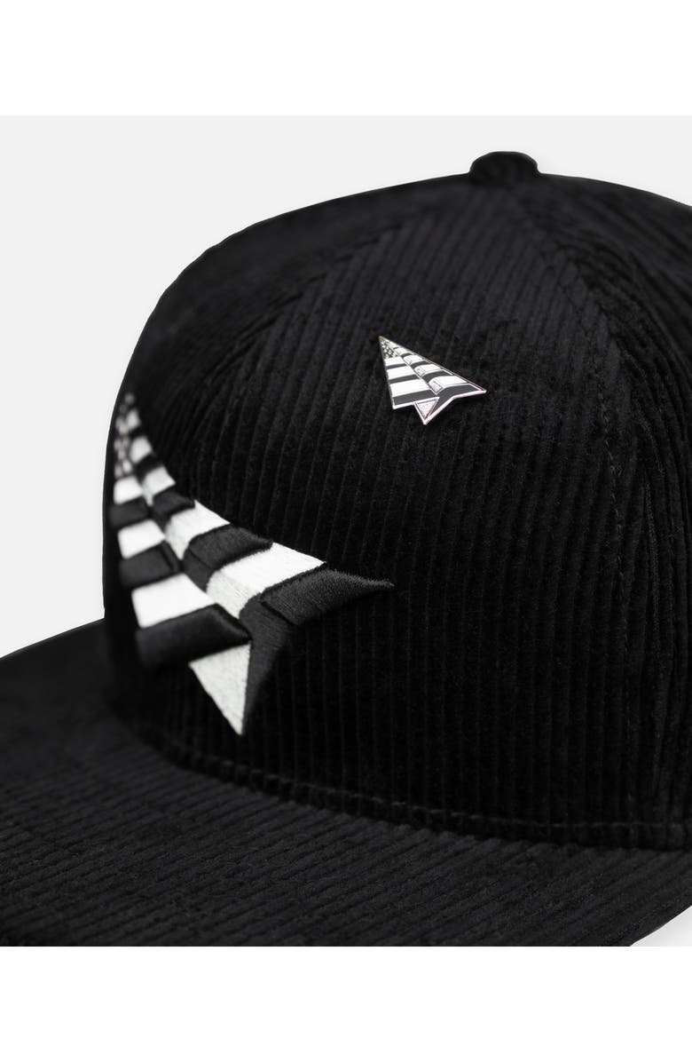 PAPER PLANES The Original Crown 9FIFTY Corduroy Snapback Cap, Alternate, color, Black