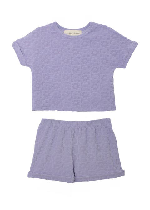 Veronica Short Sleeve Two Piece Set (Toddler, Little Kid & Big Kid)