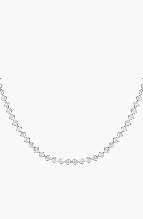 Lab Grown Diamond Tennis Choker Necklace