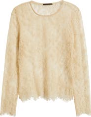 KOBI HALPERIN Fallon Sheer Lace Top