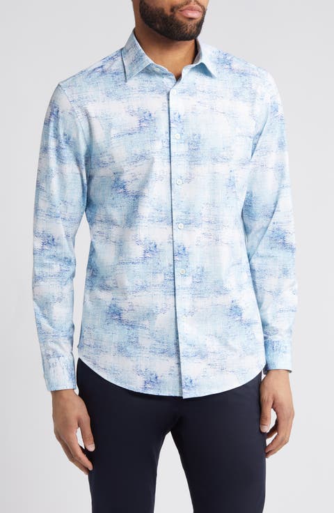 James OoohCotton® Print Button-Up Shirt