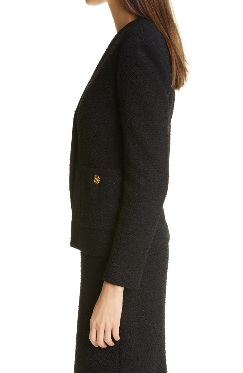 St. John Collection Modern Slub Knit Jacket, Alternate, color,