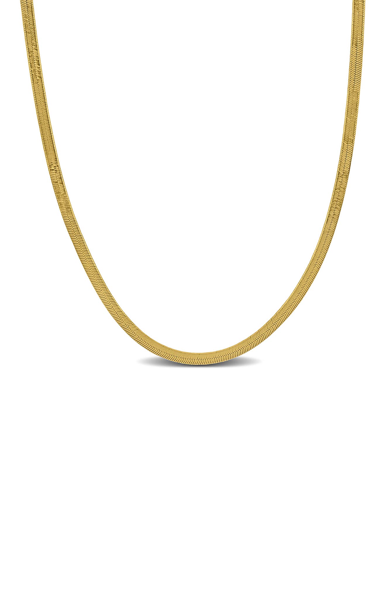DELMAR Herringbone Chain Necklace, 2.8mm