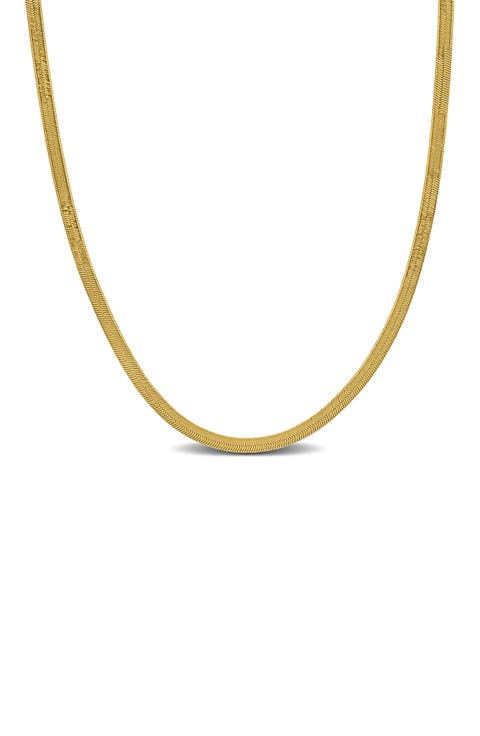 Herringbone Chain Necklace, 2.8mm