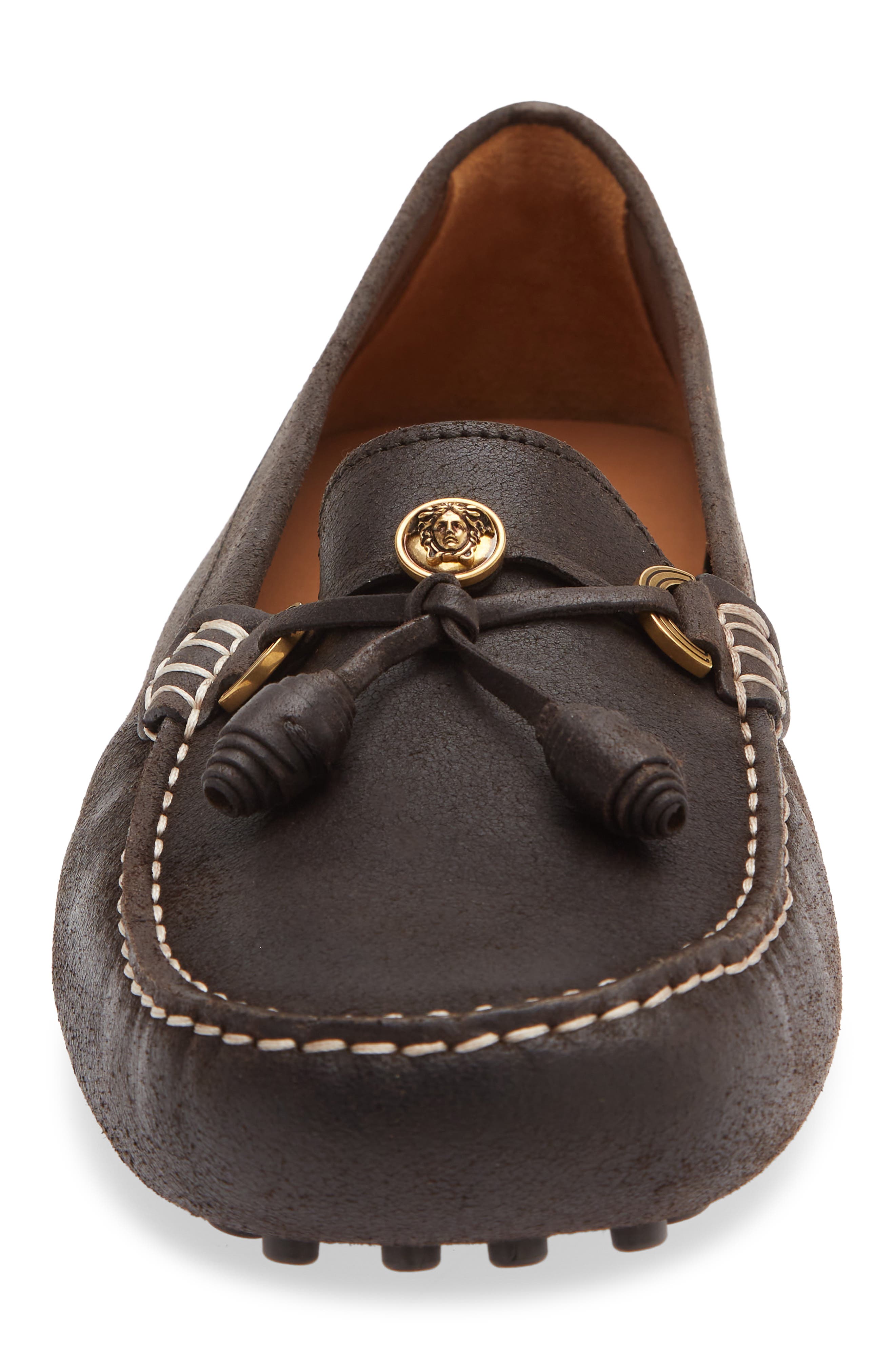 Nubuck Driving Loafer, Alternate, color, RADICA GOLD