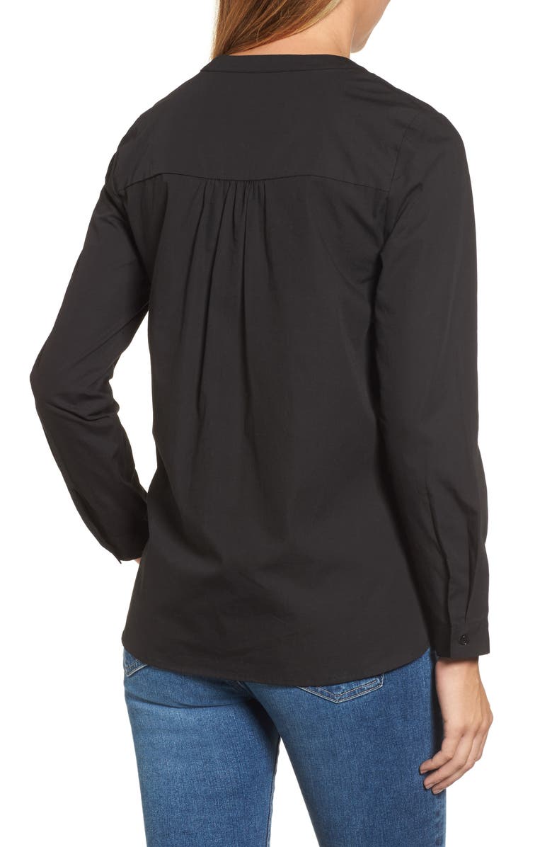 Halogen<sup>®</sup> Cinched Front Peplum Top, Alternate, color, 