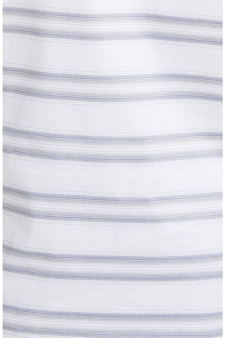 Aiden Stripe Short Sleeve Button-Up Shirt, Alternate, color, WHITE