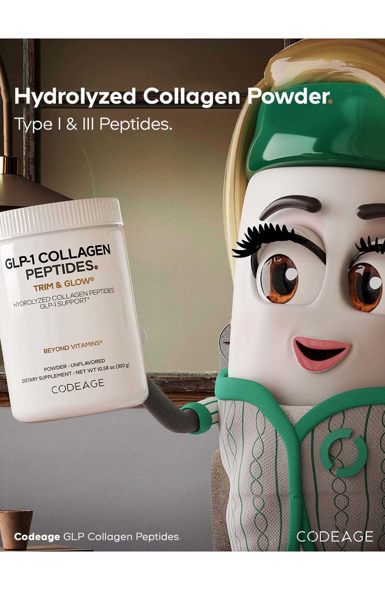Codeage GLP-1 Collagen Peptides Powder, Alternate, color, 