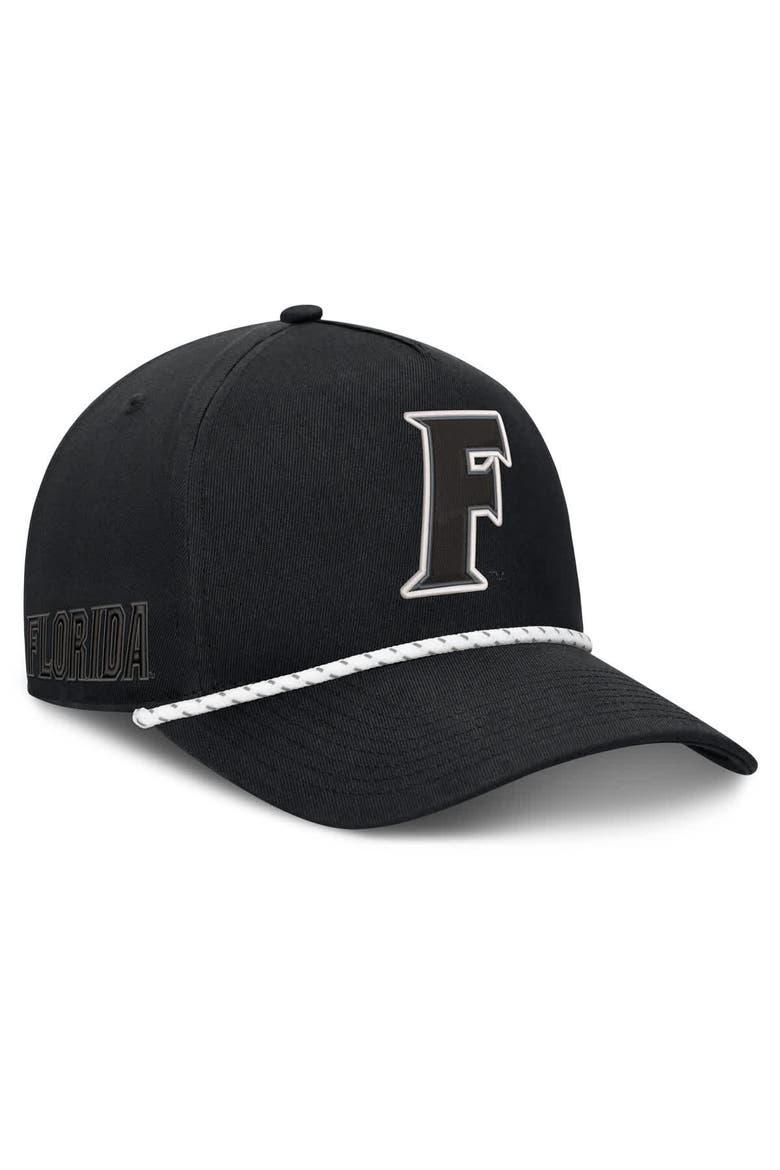 Men's Fanatics  Black Florida Gators Undertone Rope Adjustable Hat, Alternate, color, Black