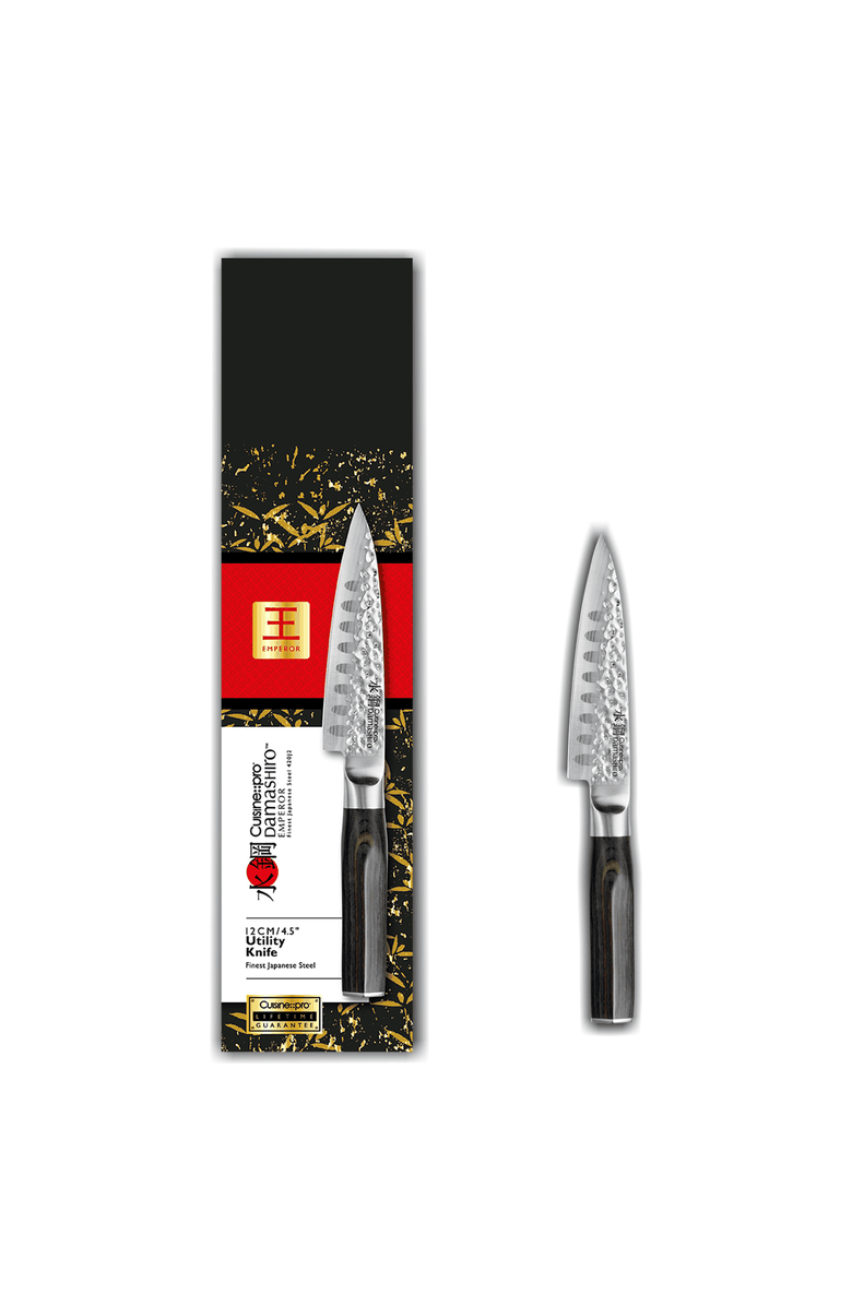 Cuisine::pro<sup>®</sup> Damashiro EMPEROR<sup>®</sup> 4.5" Utility Knife, Alternate, color, Silver