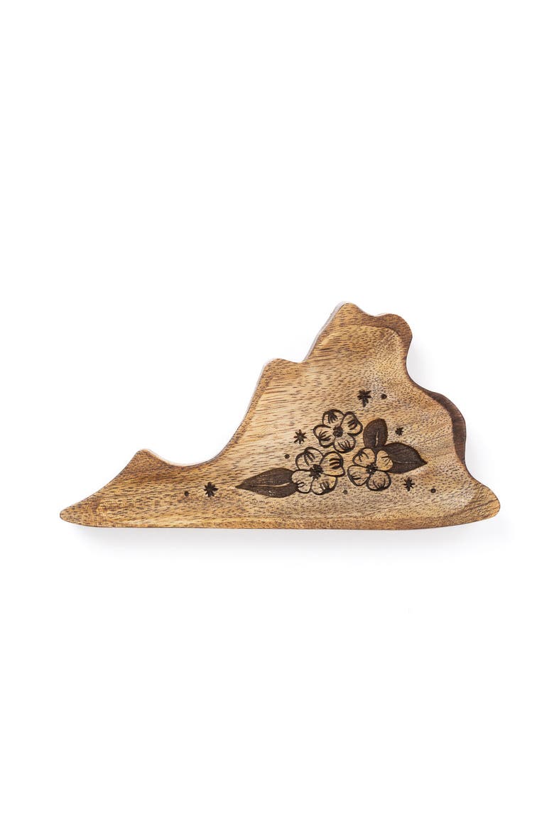 Virginia State Dogwood Trinket Dish, Main, color, Natural