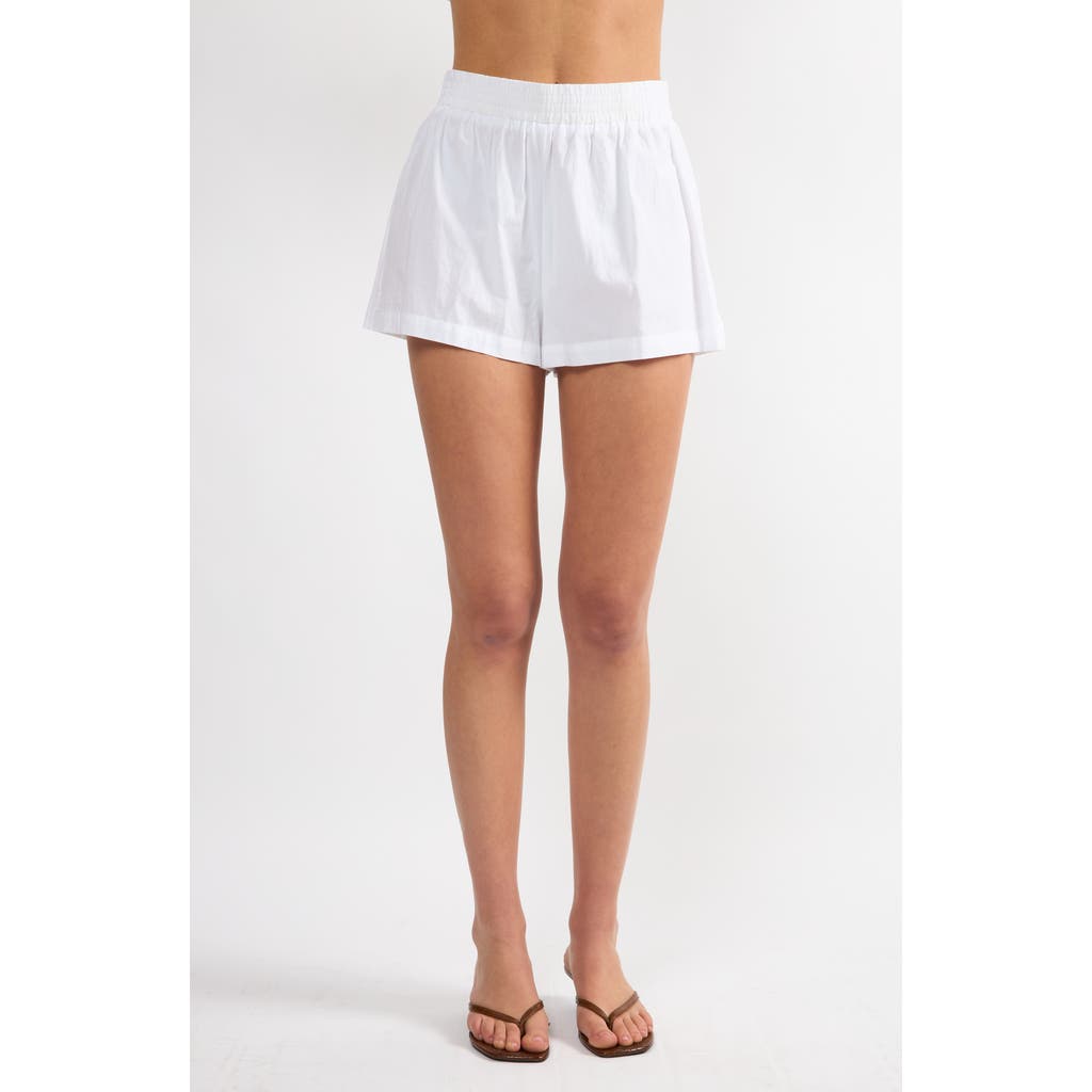 Viens Avec Moi The Everyday Shorts In White