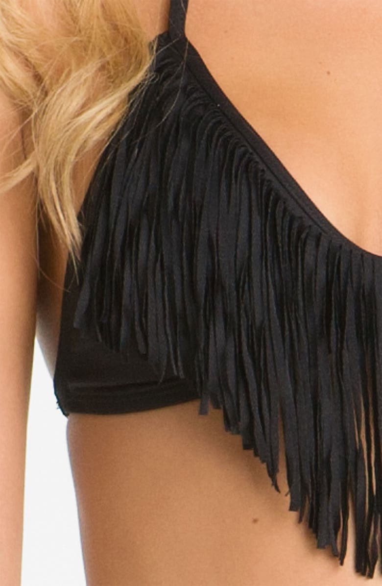 LSPACE L Space 'Audrey Fringe' Bikini Top, Alternate, color, 
