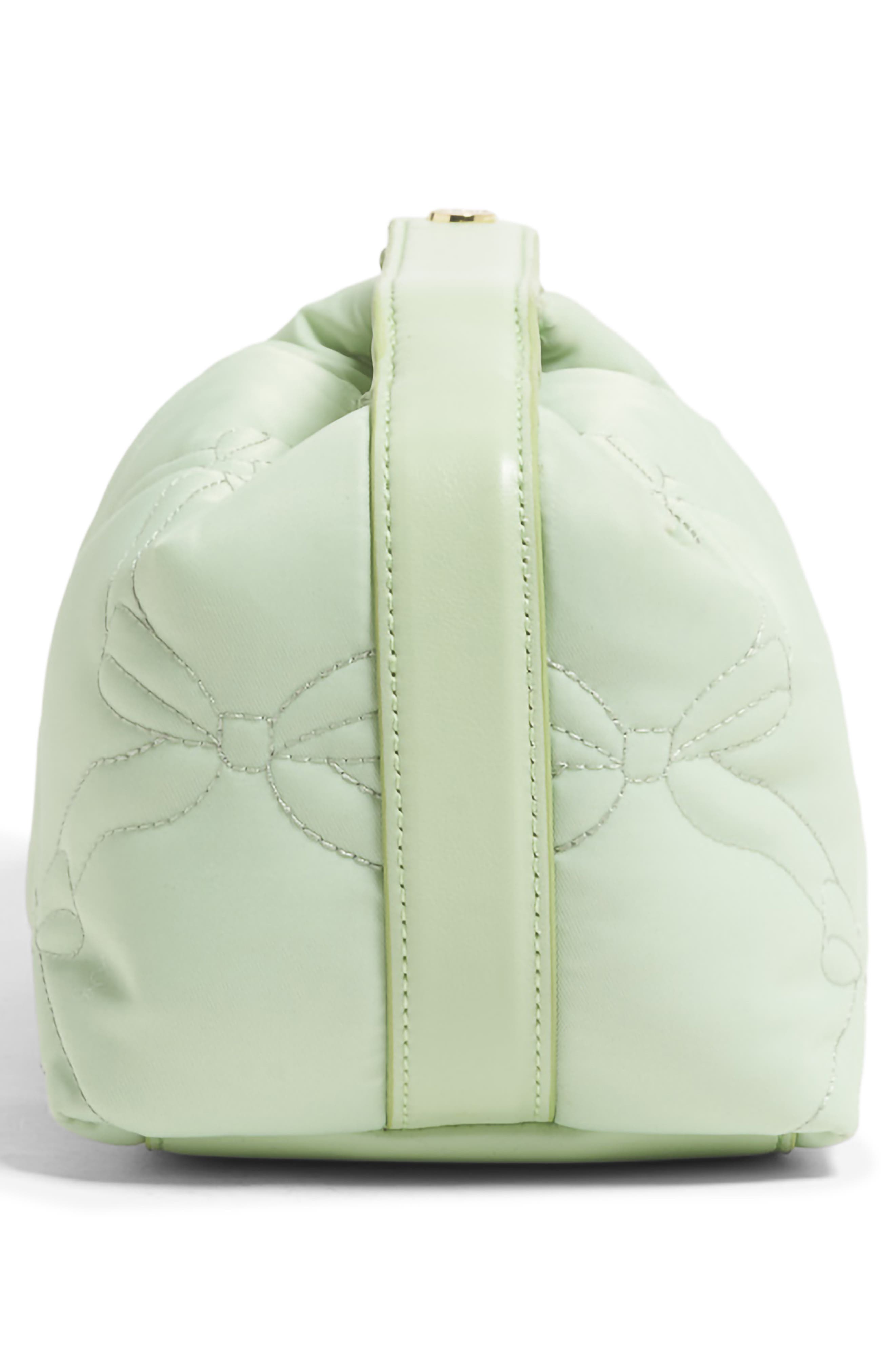 Stoney Clover Lane Top Handle Nylon Toiletry Bag, Alternate, color, Pistachio