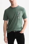 Scotch & Soda Artwork Organic Cotton Graphic T-Shirt