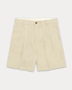 Fortela Beachshort Pleated Linen Shorts