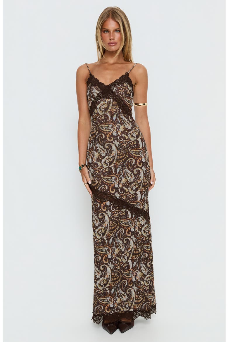 Musico Lace Maxi Dress, Alternate, color, PAISLEY