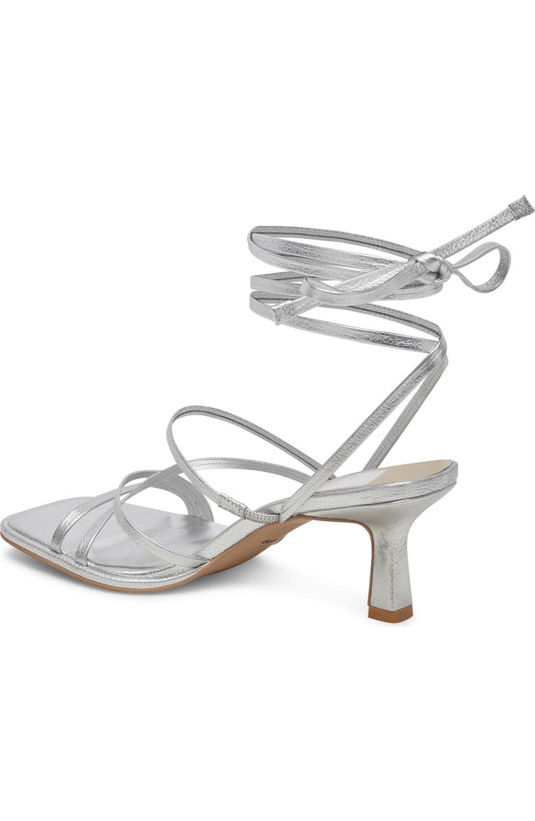 Dolce Vita Malabo Ankle Wrap Sandal, Alternate, color, Silver