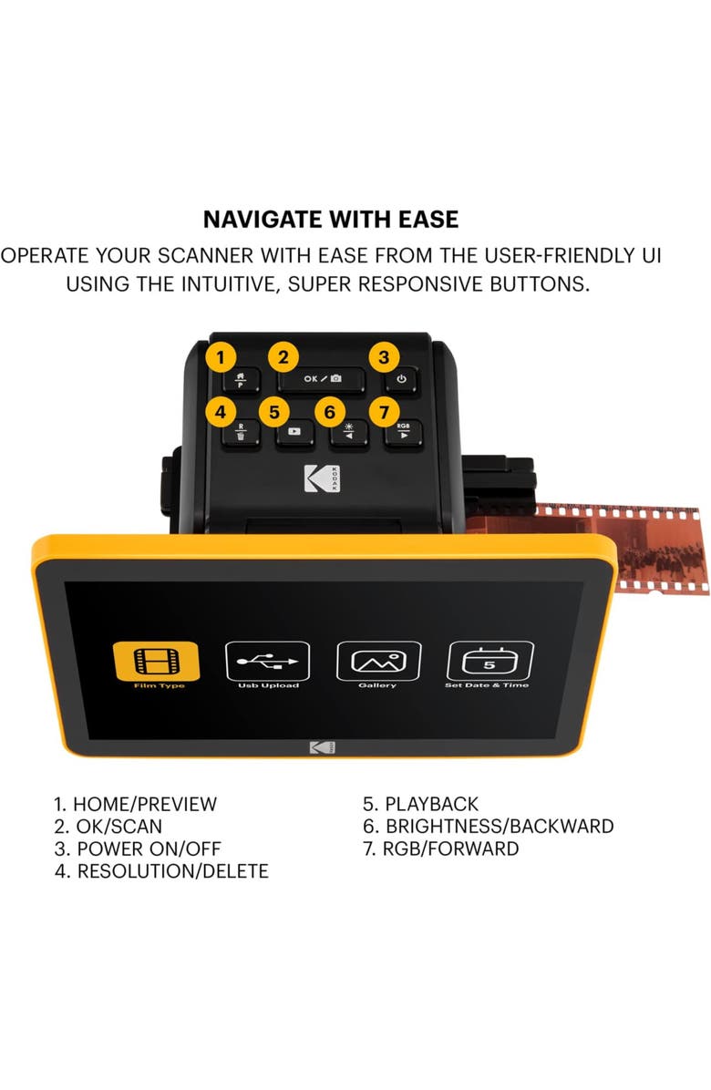 Kodak Slide N SCAN Digital Film Scanner, Alternate, color, Black