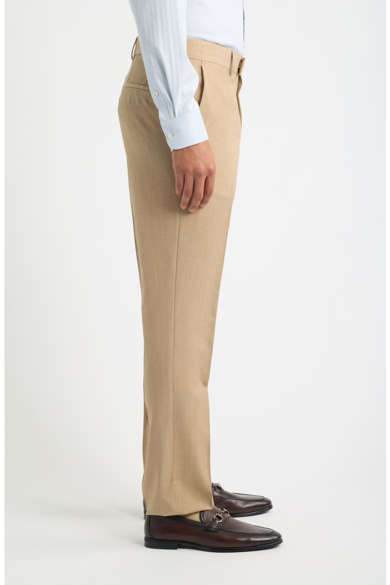 Genius Slim Fit Virgin Wool Suit Pants, Alternate, color, MEDIUM BEIGE