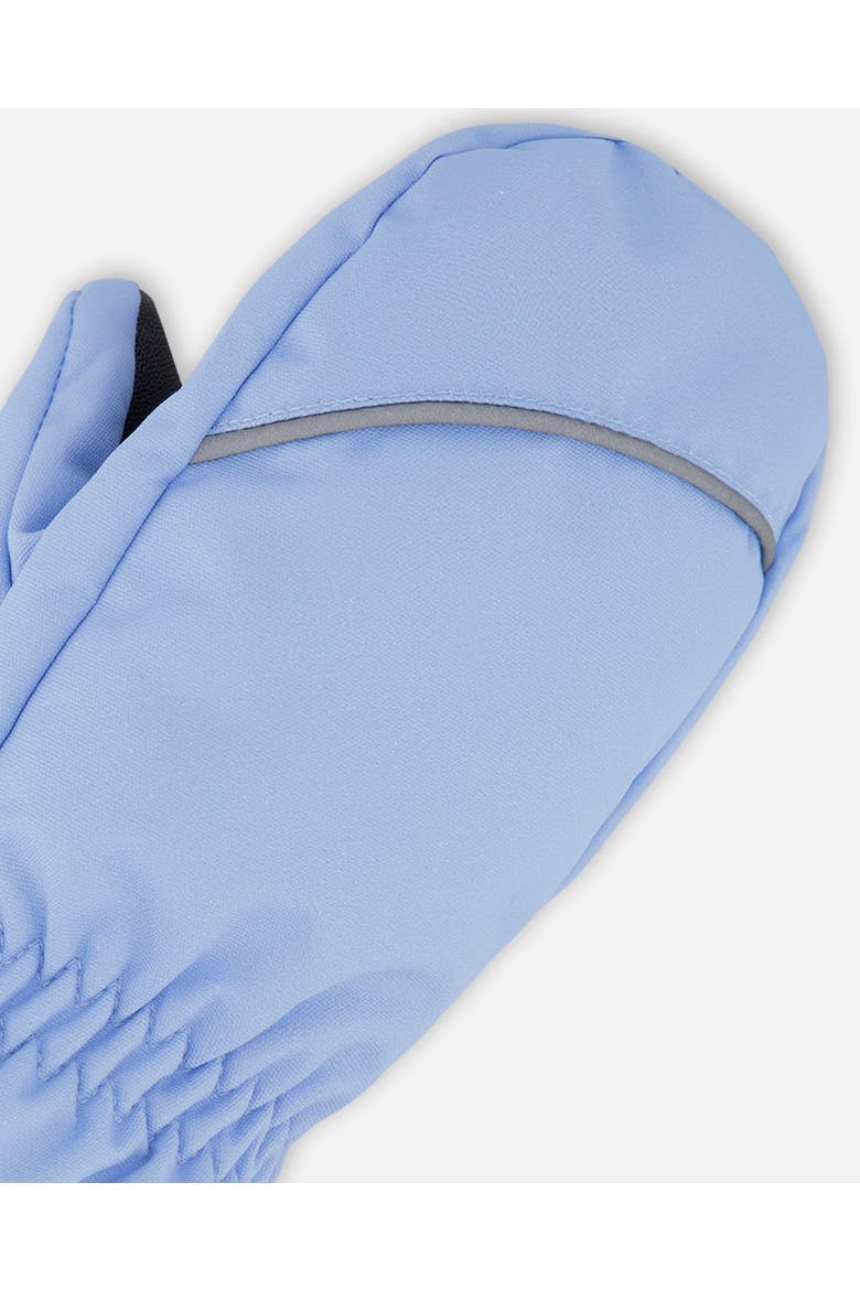 Girl Winter Mittens Play, Alternate, color, Light Blue
